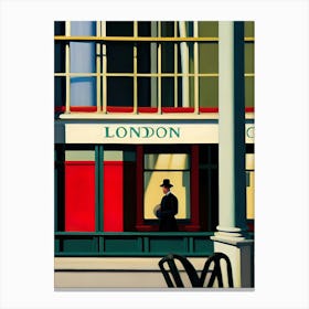 London Cafe Canvas Print