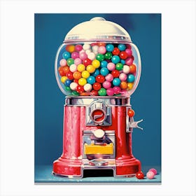Gumball Machine Vintage Photography Style 3 Canvas Print