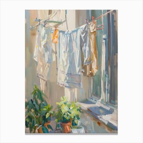 Laundry Line 6 Canvas Print