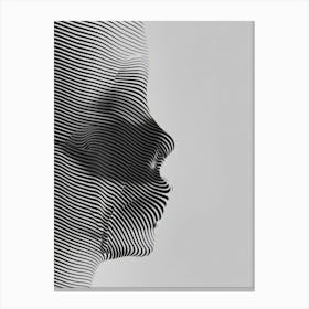 Abstract Portrait Of A Woman 32 Canvas Print