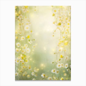 Daisy Flower Background 2 Canvas Print