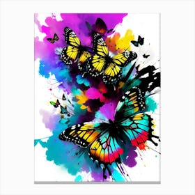 Colorful Butterflies 120 Canvas Print