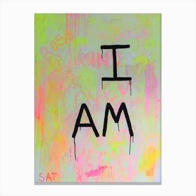 I Am Canvas Print