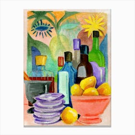 Evening Drinks Canvas Print