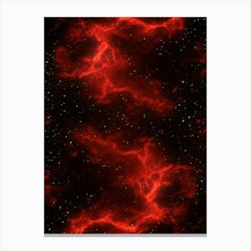 Red Nebula Canvas Print