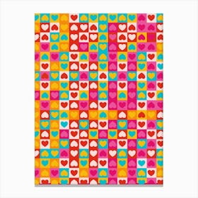 Love in Patterns Canvas Print
