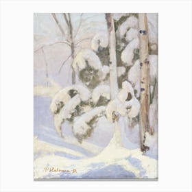 Winter Landscape (1932), Pekka Halonen Canvas Print