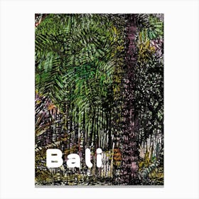 Bali_Palmtree_modern Canvas Print