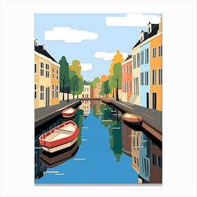 Belgium 1 Travel Illustration Canvas Print
