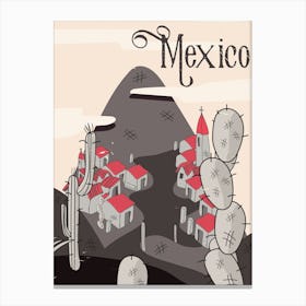Mexico Village Canvas Print