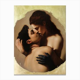 'The Kiss' Canvas Print