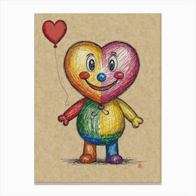 Heart Balloon 11 Canvas Print