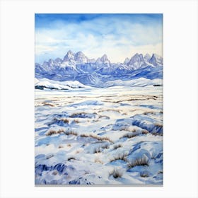Grand Teton National Park United States 1 Canvas Print