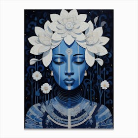 Blue Lotus Canvas Print