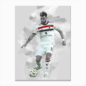 Bruno Fernandes Drawing Canvas Print