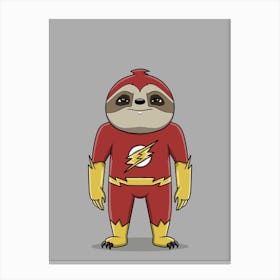 Flash sloth Canvas Print