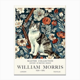 William Morris Art And Cats Exhibition Art Print 1 Canvas Print