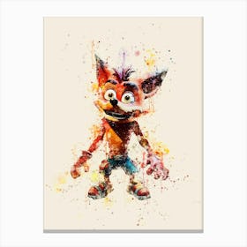 Crash Bandicoot Canvas Print