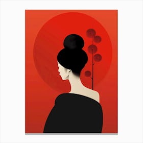 Geisha c Canvas Print