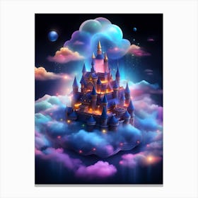 Castle In The Clouds 5 Canvas Print