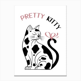 Pretty Kitty Cat Canvas Print