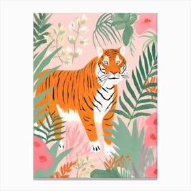 Tiger In The Jungle 14 Canvas Print