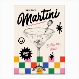 Martini Canvas Print