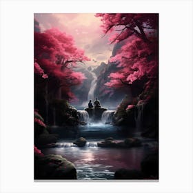 Asian Waterfall 2 Canvas Print