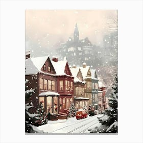 Christmas In The City Canvas Print