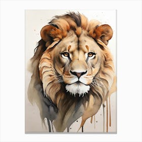 Lion Painting Canvas Print