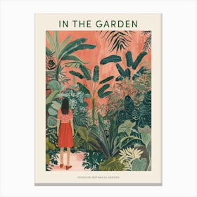 In The Garden Poster Missouri Botanical Garden 2 Canvas Print