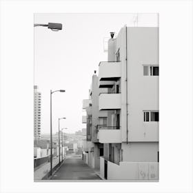 Alicante, Spain, Black And White Old Photo 3 Canvas Print