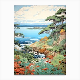 Iriomote Island In Okinawa, Ukiyo E Drawing 2 Canvas Print