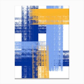 Blue Rays One Canvas Print