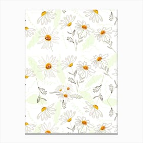 Colorful Daisies Canvas Print