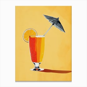 Cocktail Mid-Century Mix Mingle Canvas Print