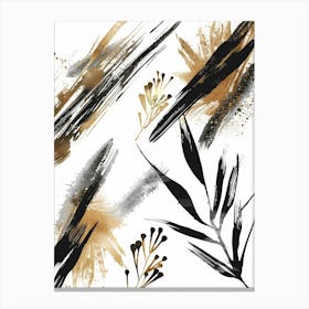 Abstract Brushstrokes 21 Canvas Print