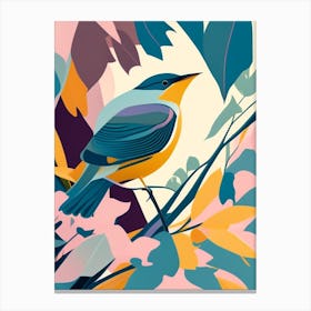 Mockingbird Pop Matisse Bird Canvas Print