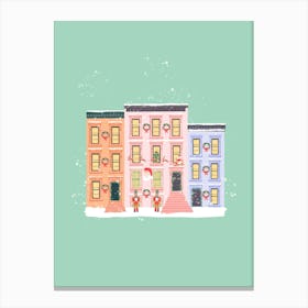 Christmas In New York City Canvas Print