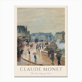 Claude Monet The Old Port Canvas Print