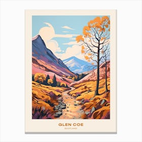 Glen Coe Scotland 1 Hike Poster Canvas Print