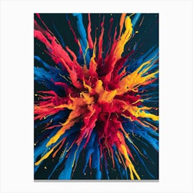 Explosion Of Colors Canvas Print