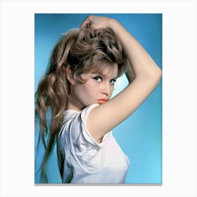 French Actress Brigitte Bardot Canvas Print