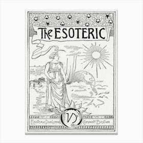 The Esoteric Canvas Print