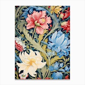 William Morris Floral 3 Canvas Print