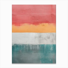 Rainbow Wall Canvas Print