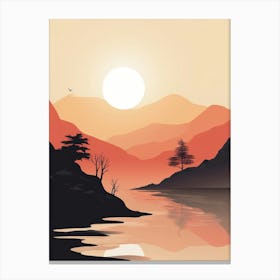 Minimalist Landscape 4 Canvas Print