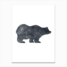 Inkpress Bear Canvas Print