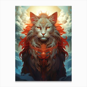 Cat Of The Gods 1 Canvas Print