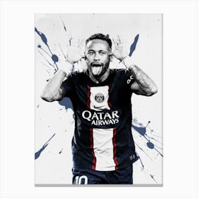 Neymar 4 Canvas Print